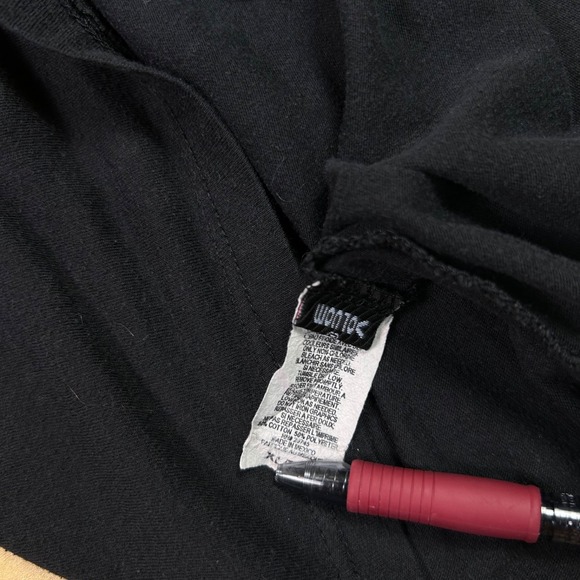 Volcom T-Shirt Womens XL Black Love Krochet Kids International Short Sleeve - Picture 4 of 7